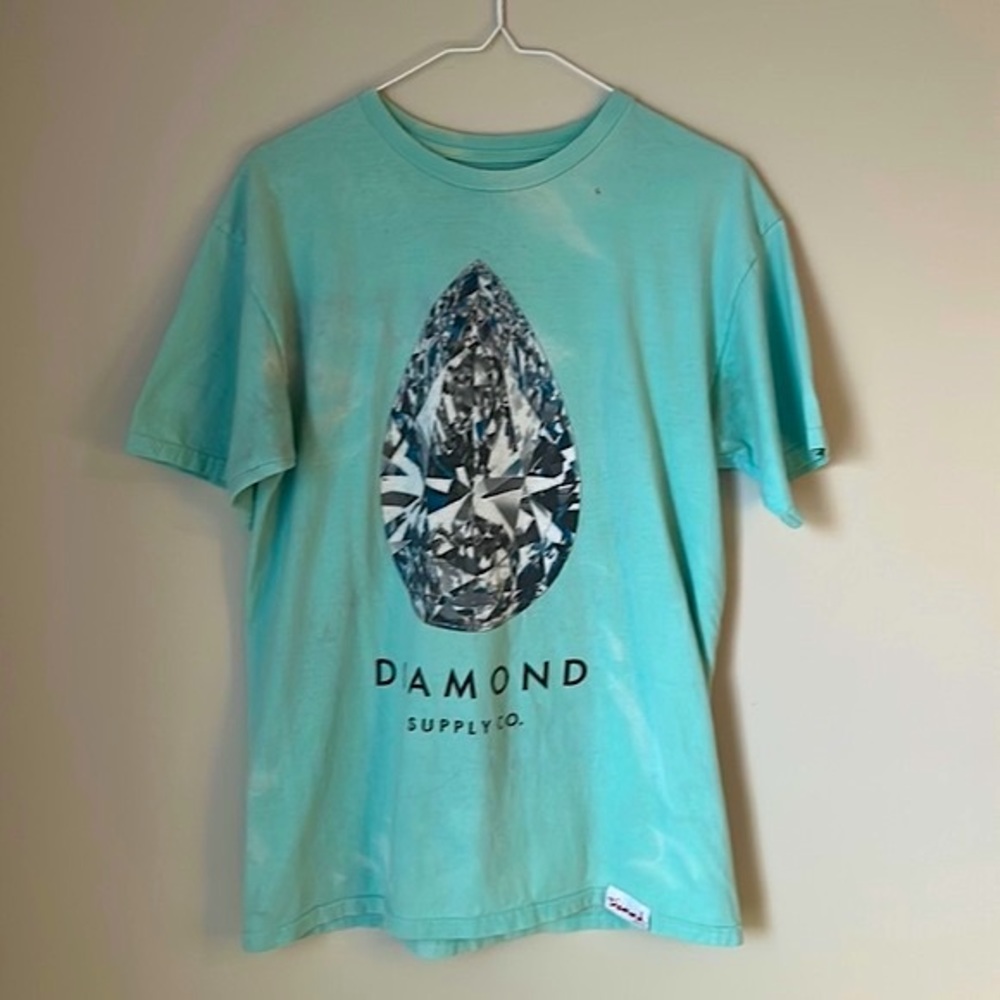 Diamond Supply Co. Distressed Big Teardrop Diamond T-Shirt, RARE!!